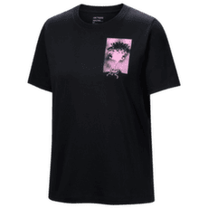T-shirt a manches courtes Arcteryx Krag SL Cotton Superbloom Crew SS Women Black