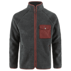 Sweat-shirt Fjällräven Vardag Pile Fleece Men Dark Grey-Maroon