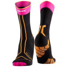 Chaussettes X-Bionic X-SOCKS® TRAILRUN TERRASKIN EXPERT CREW X BLACK/FLUO PINK/BLAZING ORANGE