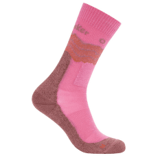 Chaussettes Icebreaker Merino Hike+ Medium Crew Across the Peaks POP/CAROB/DUSTY CLAY