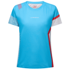 T-shirt a manches courtes La Sportiva FLOW T-SHIRT Women Malibu Blue/Hibiscus