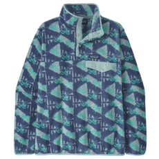 Sweat-shirt Patagonia Lightweight Synch Snap-T Pulover Women Jaguar Geo: Blue Sage