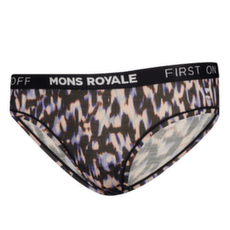 Culottes Mons Royale Folo Merino Briefs Rock Leopard