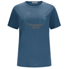 T-shirt a manches courtes Aclima LightWool 140 Classic Tee Forest Women Blue Fusion
