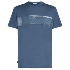T-shirt a manches courtes Icebreaker Merino 150 Tech Lite SS Tee Elevation Line Men DAWN