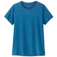 T-shirt a manches courtes Patagonia Cap Cool Daily Shirt - Boardshort Logo Women Aquatic Blue - Light Aquatic Blue X-Dye