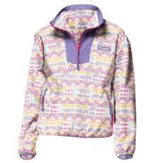 Sweat-shirt Columbia Sequoia Grove Printed Half Zip Women Sea Salt, Horizons 125