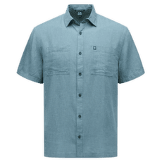 Chemises a manches courtes Black Diamond Scenic Route SS Shirt Men Midnight Blue-Glacier