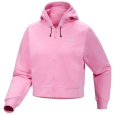 Sweat-shirt Arcteryx Emblem Fleece Full Zip Crop Hoody Women Pineberry