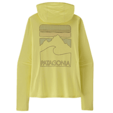 T-shirt a manches longues Patagonia Cap Cool Sun Hoody Peak Visions Women Vellum Green - Light Vellum Green X-Dye