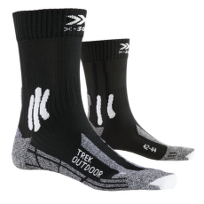 Chaussettes X-Bionic Trek Outdoor Socks Opal Black/Dolomite Grey Melange