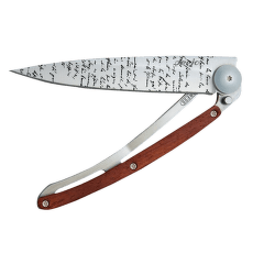 Couteau Deejo Tattoo Manuscript Coralwood