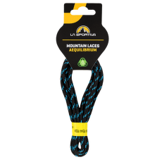 Lacets La Sportiva Mountain Aequilibrium Laces Black/Malibu Blue
