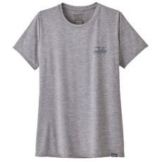 T-shirt a manches courtes Patagonia Cap Cool Daily Graphic Shirt Women 73 Skyline: Feather Grey