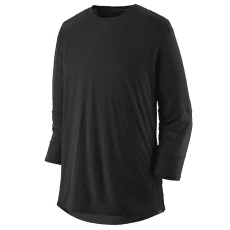 T-shirt a manches courtes Patagonia Merino 3/4 Sleeve Bike Jersey Men Black