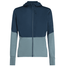 Sweat-shirt Icebreaker Merino 200 RealFleece™ Descender LS Zip Hoodie Men ABYSS/BLUE ASH/CB