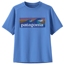 T-shirt a manches courtes Patagonia Capilene® Silkweight T-Shirt Kid Boardshort Logo: Abundant Blue