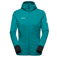 Sweat-shirt Mammut Taiss Light ML Hooded Jacket Women 40322 deep teal-black