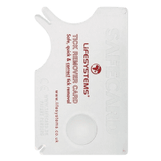 Pince a épiler Lifesystems Tick remover card