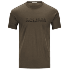 T-shirt a manches courtes Aclima LightWool Tee Logo Men Tarmac