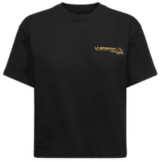 T-shirt a manches courtes La Sportiva SINCE 1928 CROP T-SHIRT Women Black/Yellow