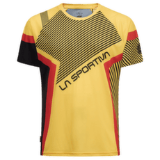T-shirt a manches courtes La Sportiva FLOW T-SHIRT Men Black/Yellow