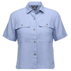 Chemises a manches courtes Black Diamond Scenic Route SS Shirt Women Clean Blue-Fog Blue