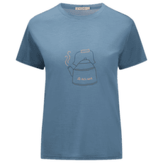 T-shirt a manches courtes Aclima LightWool 140 Classic Tee Kettle Women Blue Fusion