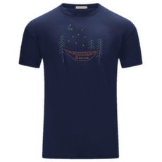 T-shirt a manches courtes Aclima LightWool 140 Classic Tee Forest Men Navy Blazer