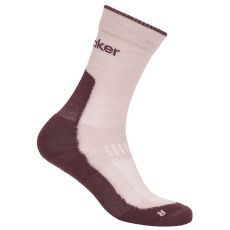 Chaussettes Icebreaker Merino Hike+ Light Crew Women PINK QUARTZ/JAVA