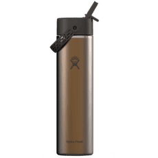 Thermos Hydro Flask 24 OZ LIGHTWEIGHT WIDE FLEX STRAW CAP 080 Obsidian