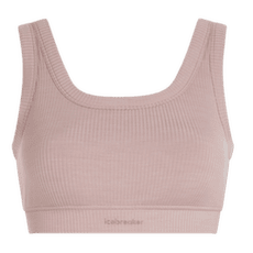Brassiere Icebreaker Merino Blend Rib Lotus Bra Women PINK QUARTZ