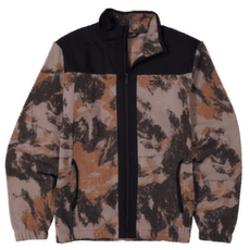 Sweat-shirt Mons Royale Pileup Wool Fleece Jacket Men Mtn Camo Orange