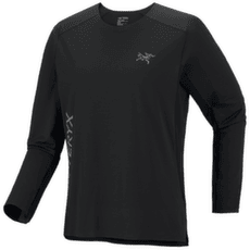 T-shirt a manches longues Arcteryx Norvan Downword Logo LS Men Black