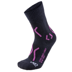 Chaussettes UYN Trekking Explorer Light Women Charcoal/Purple
