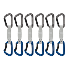Ensemble Expreska Mammut Workhorse Keylock 12 cm 6-Pack Quickdraws Grey-Blue 33275