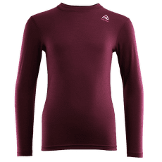T-shirt a manches longues Aclima LightWool T-Shirt Crew Neck Zinfandel