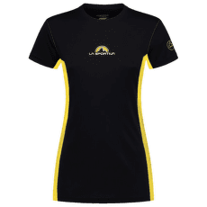 T-shirt a manches courtes La Sportiva PROMO TEE Women Black/Yellow