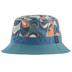 Chapeau Patagonia Wavefarer Bucket Hat Swallowtail Geo: Still Blue