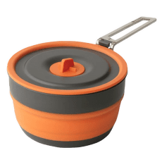Casserole Sea to Summit Frontier UL Collapsible Pot - 1L Puffins Bill Orange