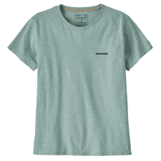 T-shirt a manches courtes Patagonia P-6 Logo Responsibili-Tee Women P-6 Outline: Virtually Blue