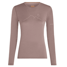 T-shirt a manches longues Icebreaker Merino 200 Oasis LS Crewe Rainer Ridge Women SUMMIT