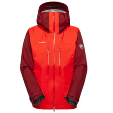 Veste Mammut Taiss HS Hooded Jacket Women 3825 mammut red-dark mammut red