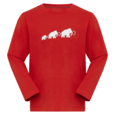 T-shirt a manches longues Mammut MAMMUT CORE LONGSLEEVE KIDS LOGO 3778 mammut red