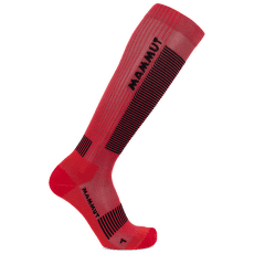 Chaussettes hauteur genou Mammut MOUNTAINEERING COMPRESSION KNEE SOCKS 3777 mammut red-black