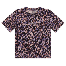 T-shirt a manches courtes Mons Royale Icon Merino T-Shirt Women Rock Leopard