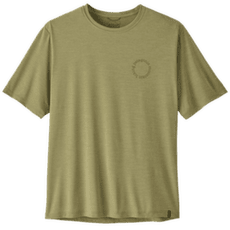 T-shirt a manches courtes Patagonia Cap Cool Daily Shirt - Spoke Stencil Men Gumtree Green - Light Gumtree Green X-Dye
