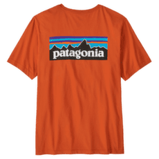T-shirt a manches courtes Patagonia P-6 Logo T-Shirt Men Coal Orange