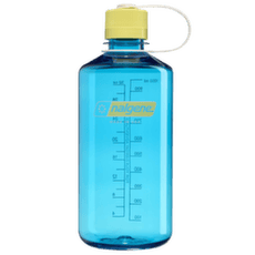 Bouteille Nalgene Narrow-Mouth 1000 mL Sustain Blue Atoll w/Endive