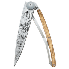 Couteau Deejo Tattoo olive wood Tour de France Bunch